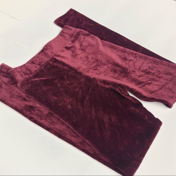 5/$20 Red corduroy leggings, size 4 - Picture 7 of 9